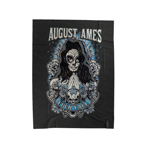 August Ames Vintage Velveteen Blanket
