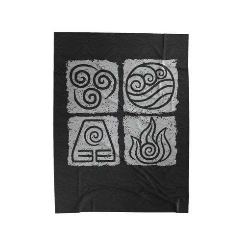 Avatar Sigils Symbol Velveteen Blanket
