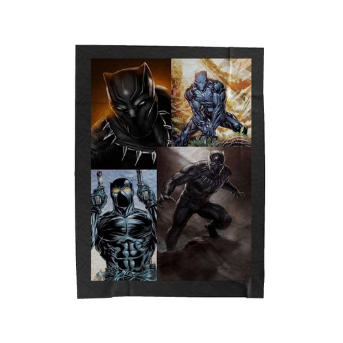Avenger King T'Challa Black Panther Velveteen Blanket