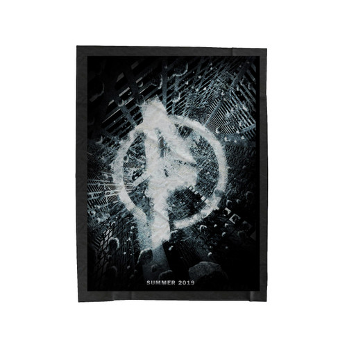 Avengers 4 Teaser In The Style Of The Dark Knight Velveteen Blanket