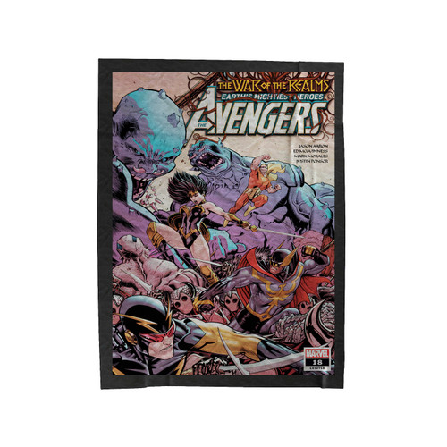 Avengers Comic Issues Marvel Velveteen Blanket