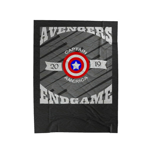 Avengers Endgame Ca Velveteen Blanket