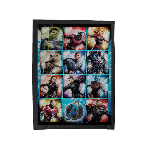 Avengers Endgame Marvel Movie Velveteen Blanket