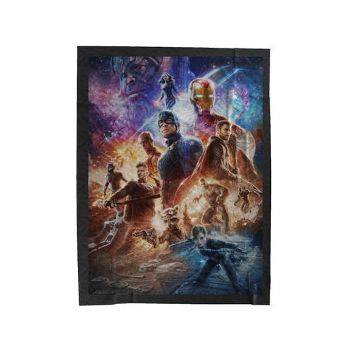 Avengers Endgame Super Hero Velveteen Blanket