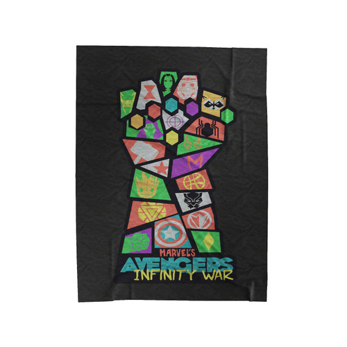 Avengers Infinity War Pop Art Velveteen Blanket