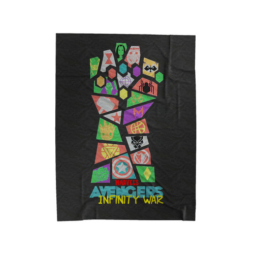 Avengers Infinity War Stone Velveteen Blanket
