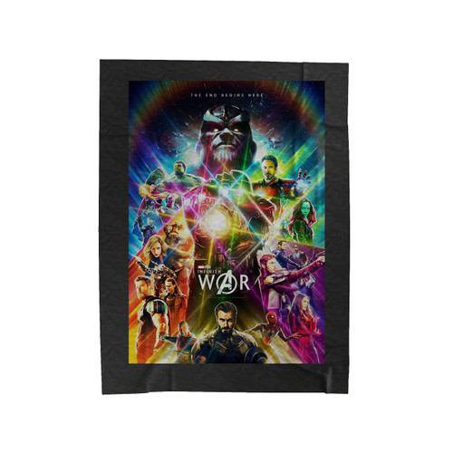 Avengers Infinity War Thanos The Infinity Gauntlet Velveteen Blanket