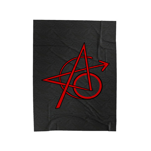 Avengers Tattoo Symbol Red Velveteen Blanket