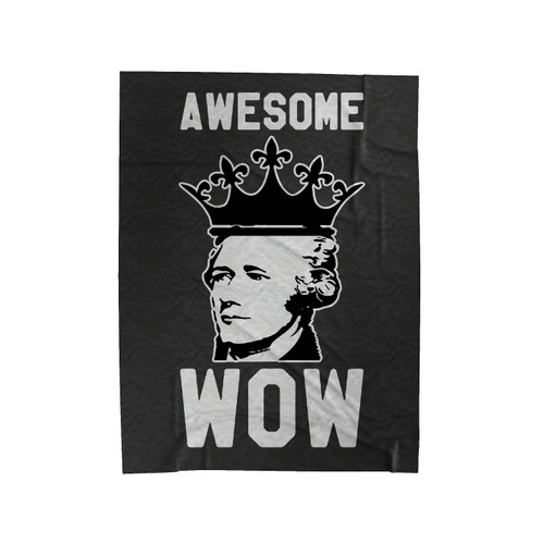 Awesome Wow 1 Velveteen Blanket