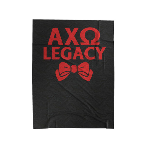 Axo Alpha Chi Omega Legacy Velveteen Blanket