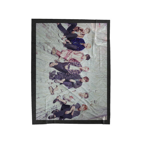 B T S Bangtan Wings You Never Walk Alone Velveteen Blanket