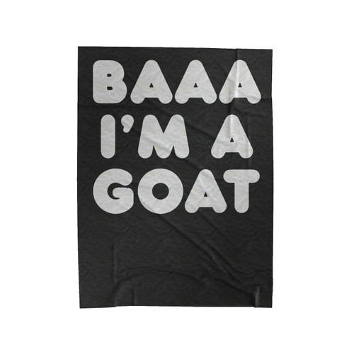 Baaa I'm A Goat Velveteen Blanket