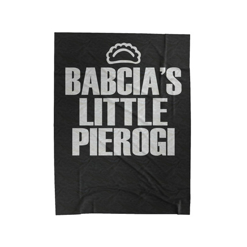 Babcia's Little Pierogi Velveteen Blanket
