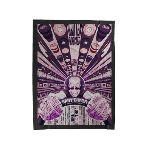 Baby Driver Vintage Velveteen Blanket