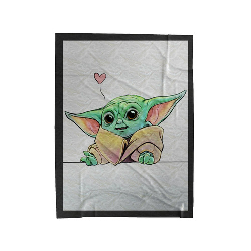 Baby Yoda 4 Velveteen Blanket