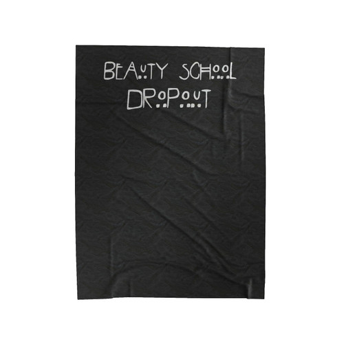 Beauty School Dropout American Horror Themed Font Velveteen Blanket