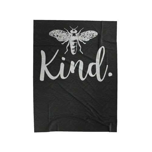 Bee Kind Velveteen Blanket