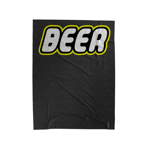 Beer Brick Building Block Velveteen Blanket