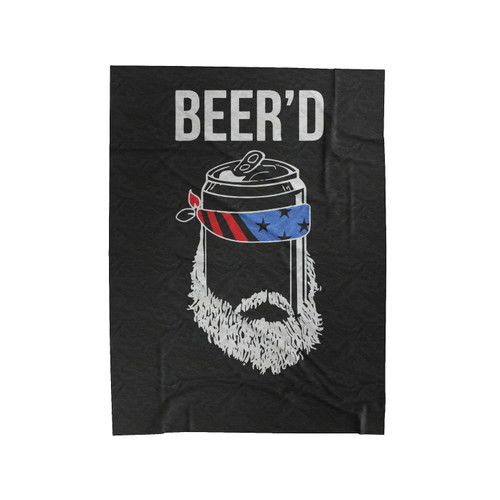 Beer'D Funny Velveteen Blanket