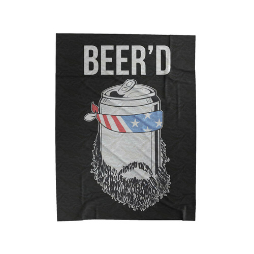 Beer'D Funny 1 Velveteen Blanket
