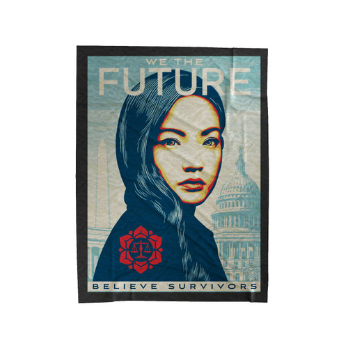 Believe Survivors We The Future Velveteen Blanket