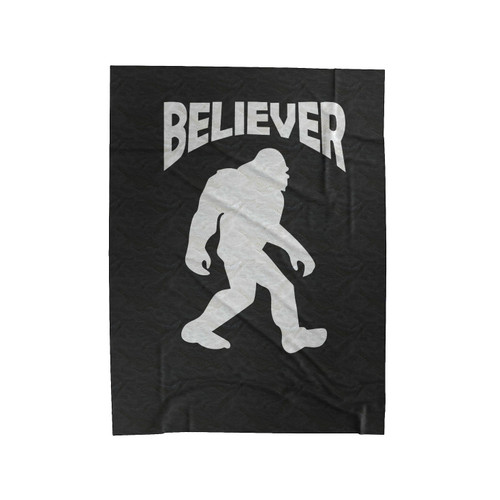 Believer Monster Bigfoot Cryptozoology Velveteen Blanket
