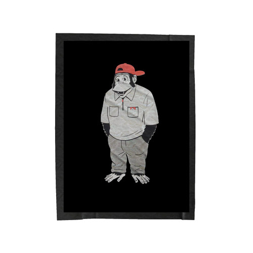 Ben Davis Monkey Velveteen Blanket