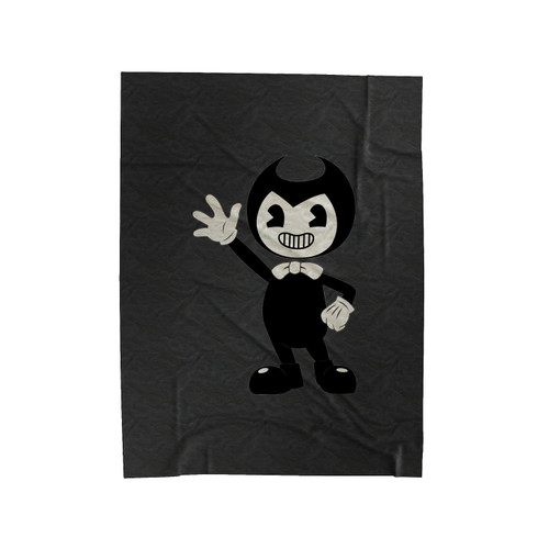 Bendy And The Ink Machine Black Velveteen Blanket