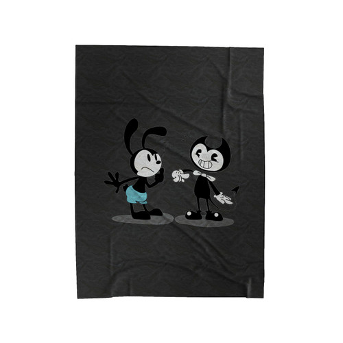Bendy And The Ink Machine Comic Bendy Velveteen Blanket