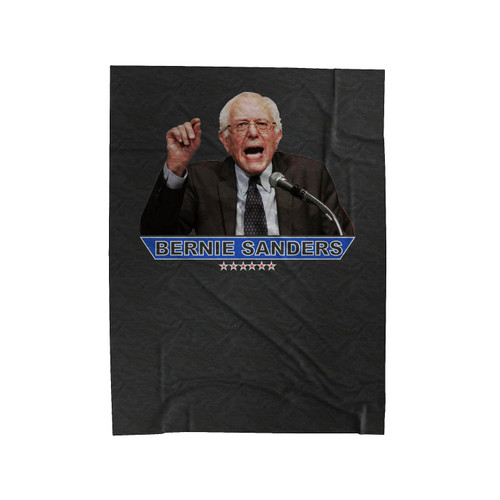 Bernie Sanders For President 2016 Velveteen Blanket