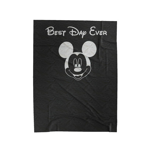 Best Day Ever Mickey Mouse Disney Velveteen Blanket