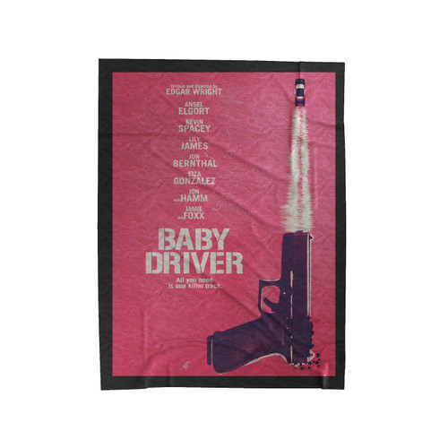 Best Film Baby Drives Velveteen Blanket
