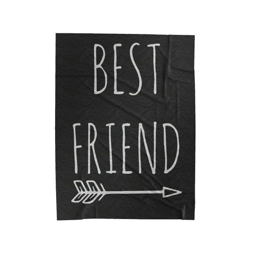 Best Friend With Arrow Velveteen Blanket