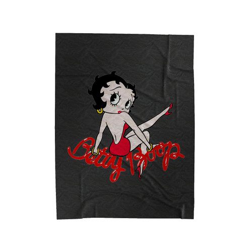 Betty Boop Sexy Red Velveteen Blanket