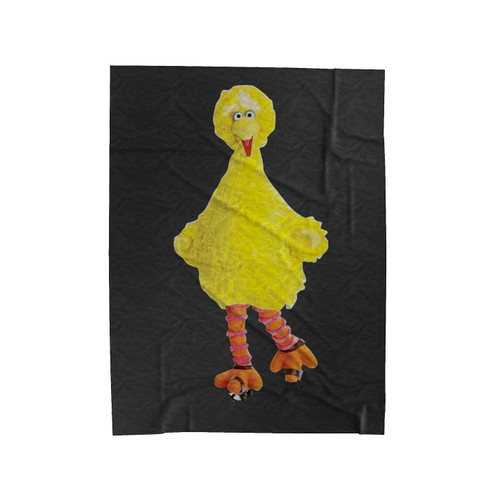 Big Bird Sesame Street Canary Velveteen Blanket