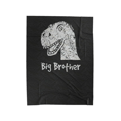 Big Brother Dinosaur Velveteen Blanket