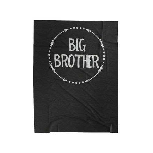 Big Brother Little Brother Sibling Brother Pregnancy Announcement Baby Announcement 1 Velveteen Blanket