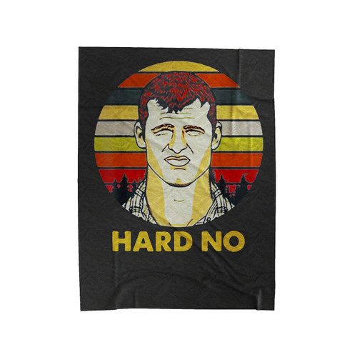 Big Fan Letterkenny Hard No Sunset Velveteen Blanket