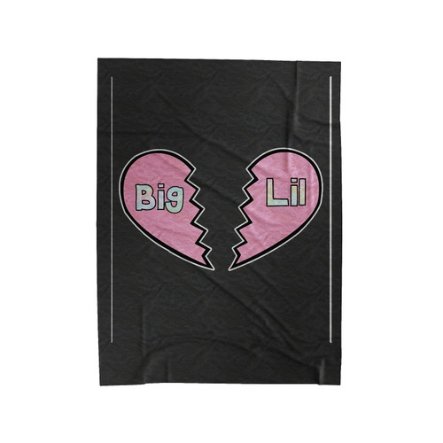 Big Lil Heart Velveteen Blanket