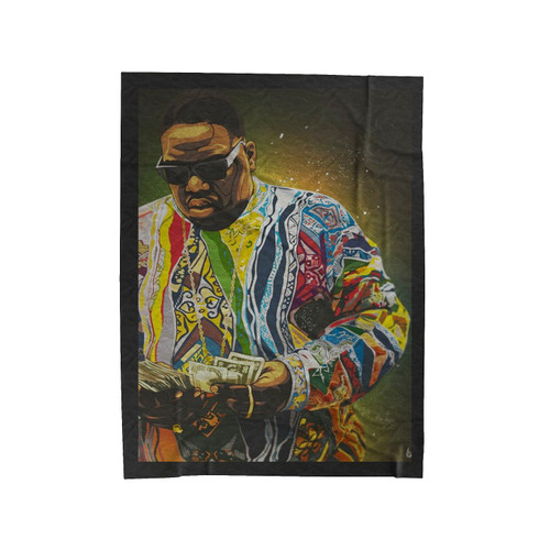 Biggie Hip Hop Rap Star Music Velveteen Blanket