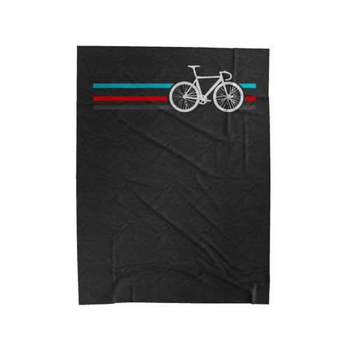 Bike Stripes Velodrome Velveteen Blanket