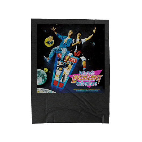 Bill And Ted's Excellent Adventure Keanu Reeves And Alex Winter Velveteen Blanket