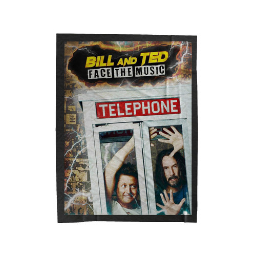 Bill And The Face Music Telephone Velveteen Blanket