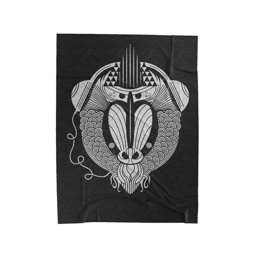 Bill Mandrill Velveteen Blanket