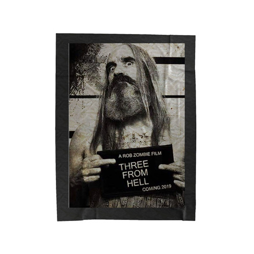 Bill Moseley 3 From Hell Otis Mugshot Velveteen Blanket