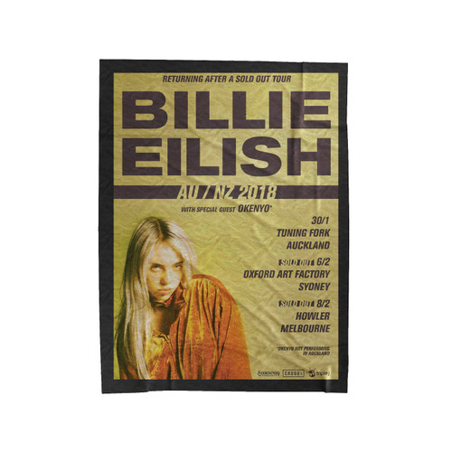 Billie Eilish 2018 Velveteen Blanket