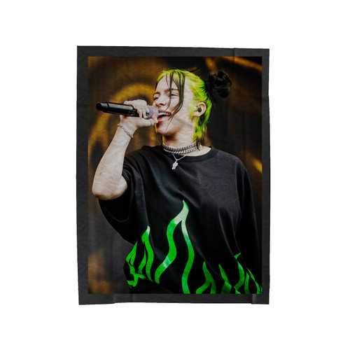 Billie Eilish At Pukkelpop Festival Velveteen Blanket