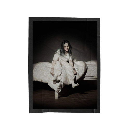 Billie Eilish Bad Bed Velveteen Blanket