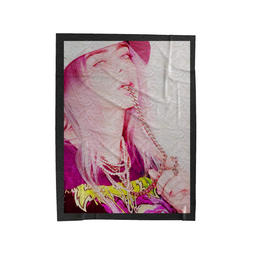 Billie Eilish Bad Guy 1 Velveteen Blanket