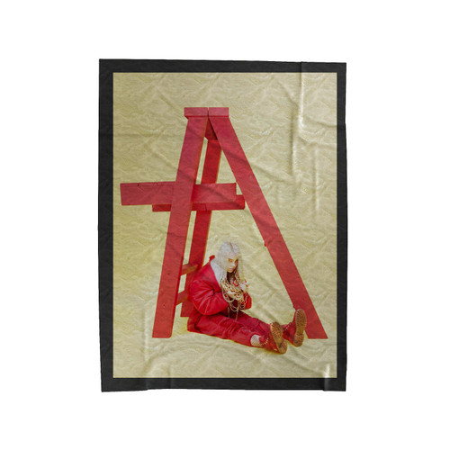 Billie Eilish Don't Smile At Me Velveteen Blanket